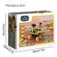 Little Story Diy Solar Mars Exploration Rover 46 Pcs Stem Series Blue, Color: yellow, 12 image