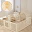 Little Story Portable Playpen With Bookshelf, Toy Storage And Play House, 3 image