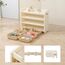Little Story Portable Playpen With Bookshelf, Toy Storage And Play House, 16 image