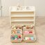 Little Story Portable Playpen With Bookshelf, Toy Storage And Play House, 17 image