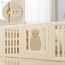 Little Story Portable Playpen With Bookshelf, Toy Storage And Play House, 20 image