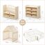 Little Story Portable Playpen With Bookshelf, Toy Storage And Play House, 23 image