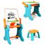 Little Story Double Sided 2In1 Blocks Table And Magnetic Learning Board Set With Chair 3+ Years - Multicolor