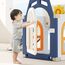 Little Story Boat House Activity Slide With Basketball Ring, Ball, Toy Storage And Telescope Role Play Game, 10 image