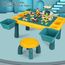 Little Story 4In1 Activity Table With Stool And 300 Blocks 3+ Years, 10 image
