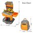 Little Story Role Play Construction Site With Jcb Truck 239 Pieces 2 In 1 School Bag Set 3+ Years, 7 image