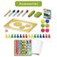 Little Story Artist Penguin Double Sided Magnetic Drawing Board (46 Pcs) With 2 Board Games - Green, 4 image