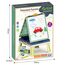 Little Story Artist Double Sided Handbag Drawing Board 31 Pcs With Board Games Green 3+ Years, 7 image