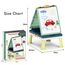 Little Story Artist Double Sided Handbag Drawing Board 31 Pcs With Board Games Green 3+ Years, 8 image