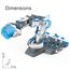 Little Story Diy Hydraulic 3In1 Mechanical Robotic Arm Toy 220 Pieces Stem Series 8+ Years - Grey, 18 image