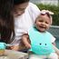 Melii Silicone Bib, Color: Turquoise, 2 image