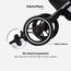 Hamilton by Yoop T1 Buggy 360° Rotating Seat MagicFold Technology Lightweight Folding Stroller, Color: Grey, 8 image