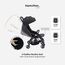 Hamilton by Yoop Everyday Stroller Autofold System Cabin Compartments, Color: Grey, 4 image