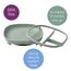 b.box 2 in 1 Suction Plate with Removable Divider, Color: Sage, 2 image