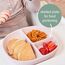 b.box Silicone Suction Plate with Lid , Color: Latte, 3 image