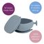b.box Silicone Bowl with Lid, Color: Ocean, 2 image