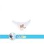 Babyjem Triangle Bib with Teether 0+ Months - White, 4 image