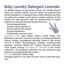 Friendly Organic Baby Laundry Detergent 2L Pack of 2 Lavender - White, 7 image