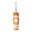 Brush-Baby WildOnes Rechargeable Electric Toothbrush for Kids 0–10 Years, Color: Orange