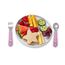 Melii Spoons & Forks Set Cat & Bulldog 4 Pcs, Color: Purple & Grey, 2 image