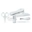 Suavinex Baby Care Daily Grooming Essential Gift Set of 6 Contains Finger Toothbrush, Comb, Nail Clippers, Scissors & Brush 0+Month, Color: Blue, 2 image