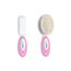 Babyjem 2-Piece Brush & Comb Set with Natural Bristle for Babies 0 Months+, Color: pink, 2 image