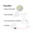 Farlin Glow-In-Dark Cherry Pacifier with Luminous Plug and Ring 0M+, 7 image