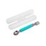 Melii Detachable Spoon & Fork with Carrying Case, Color: Turquoise & Purple, 3 image