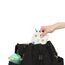 Melii Fold Up Bib with Scoop 2 Pcs, Color: White & Navy, 3 image