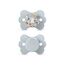 Suavinex SX Pro Ultra Soft Butterfly Shape Baby Pacifier for Babies 0-6 months with Silicone Nipple Physiological Teat Safe for Baby Pack of 2, Color: Blue