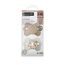 Suavinex SX Pro Ultra Soft Butterfly Shape Baby Pacifier for Babies 6-18 months with Silicone Nipple Physiological Teat Safe for Baby Pack of 2, Color: Beige, 2 image