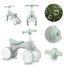 MoMi Tedi Mini Balance Bike, Color: Grey&Green, 7 image