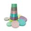 Melii Stacking & Nesting Food Containers with Silicone Lids 6 pcs, 2 image