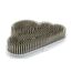 Melii Baby Bottle Drying Rack Cloud, Color: Grey