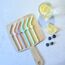 Melii Silicone Straws with Animals Clip Design & Cleaning Brush Set of 6 pcs, 3 image