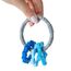 Babyjem Silicone Ring Teether, Color: Blue, 5 image