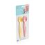 Babyjem Baby Food Spoon 2 Pcs, Color: Pink-Yellow, 7 image