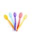 Babyjem Transparent Cup Spoon Set 5 Pieces 4+ Months - Multicolor