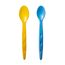 Babyjem Baby Food Spoon 2 Pcs, Color: Blue & Yellow