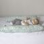 Babyjem Babynest U Shape Pillow 0-6 Months, Color: Green, 3 image