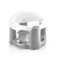 Babyjem Anti-Slip Baby Bath & Feeding Seat 6+ Months, Color: Grey & White, 2 image