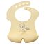 B.Box Silicone Bib with Stay Open Catcher, Color: yellow