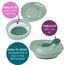 b.box Fill + Feed Reusable Silicone Food Pouch 110ml, Color: Green, 2 image