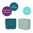 b.box Silicone Snack Cups 2 Pack, Color: Forest, 2 image