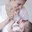 Comotomo Baby Bottle Bundle Set, Color: Pink & White, 6 image