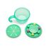 Melii Abacus Snack Container with Finger Trap, Color: Mint, 4 image