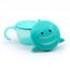 Melii Snack Container with Finger Trap, Color: Turquoise