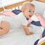 Babyjem Plush Crib & Bed Side Protector 0 Months+, Color: pink, 3 image