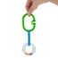BabyJem Rattle Stroller Ring Oval, Color: Green, 2 image