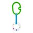 BabyJem Rattle Stroller Ring Oval, Color: Green, 3 image